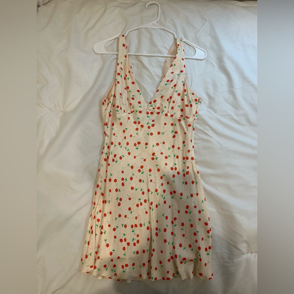 zara cherry mini dress!